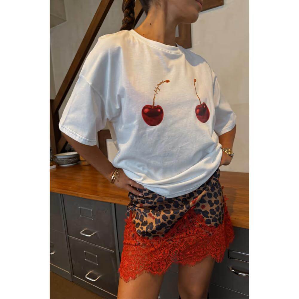 Never Fully Dressed Cherry Boob Tee